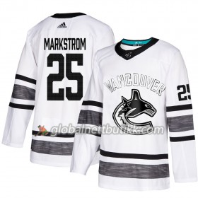 Vancouver Canucks Hockeydrakt Jacob Markstrom 25 Hvit 2019 NHL All-Star Adidas Authentic - Herre